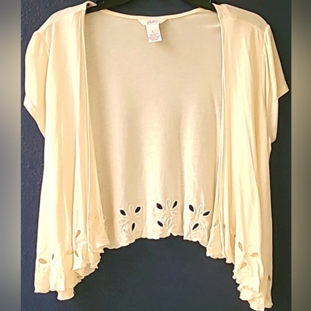 Candies, L, Cream Cardigan
